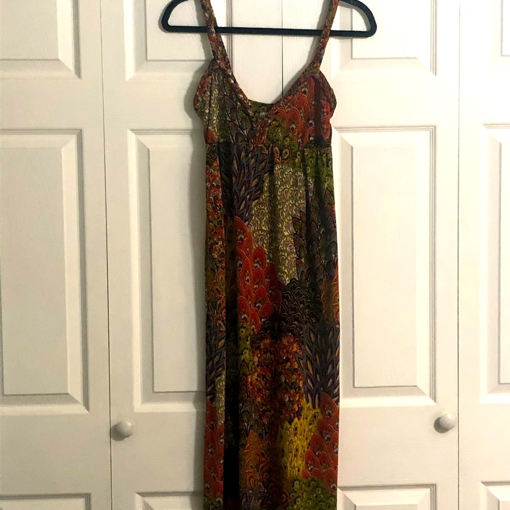 Moa Moa Maxi Dress with Woven Straps